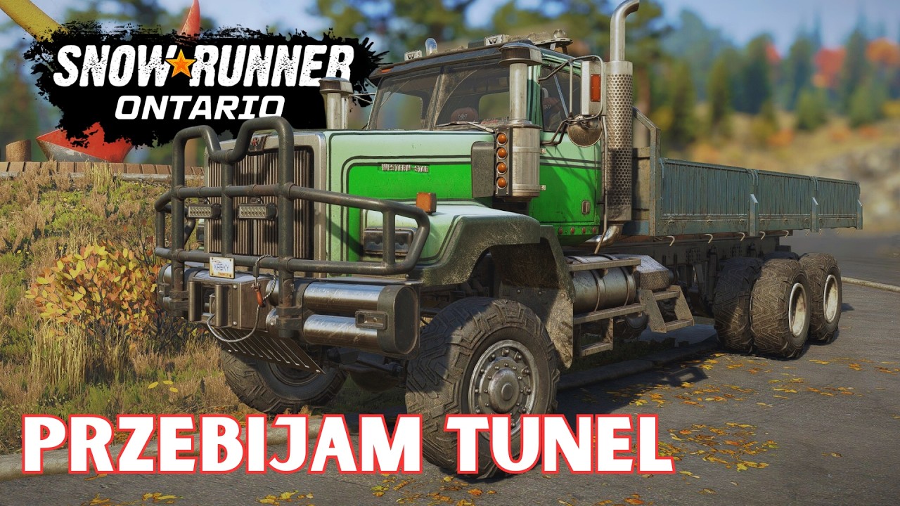 Odblokowanie tunelu Ontario! Western Star 6900 XD w akcji | SnowRunner  po polsku #031