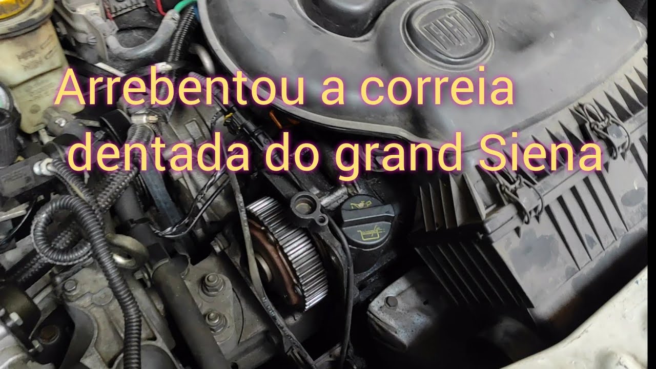 Correia dentada do grand Siena arrebentou, será que danificou o motor?