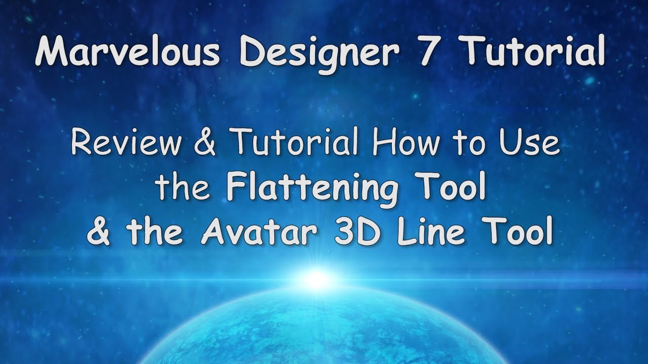 Marvelous Designer 7 Flattening Tutorial & Review