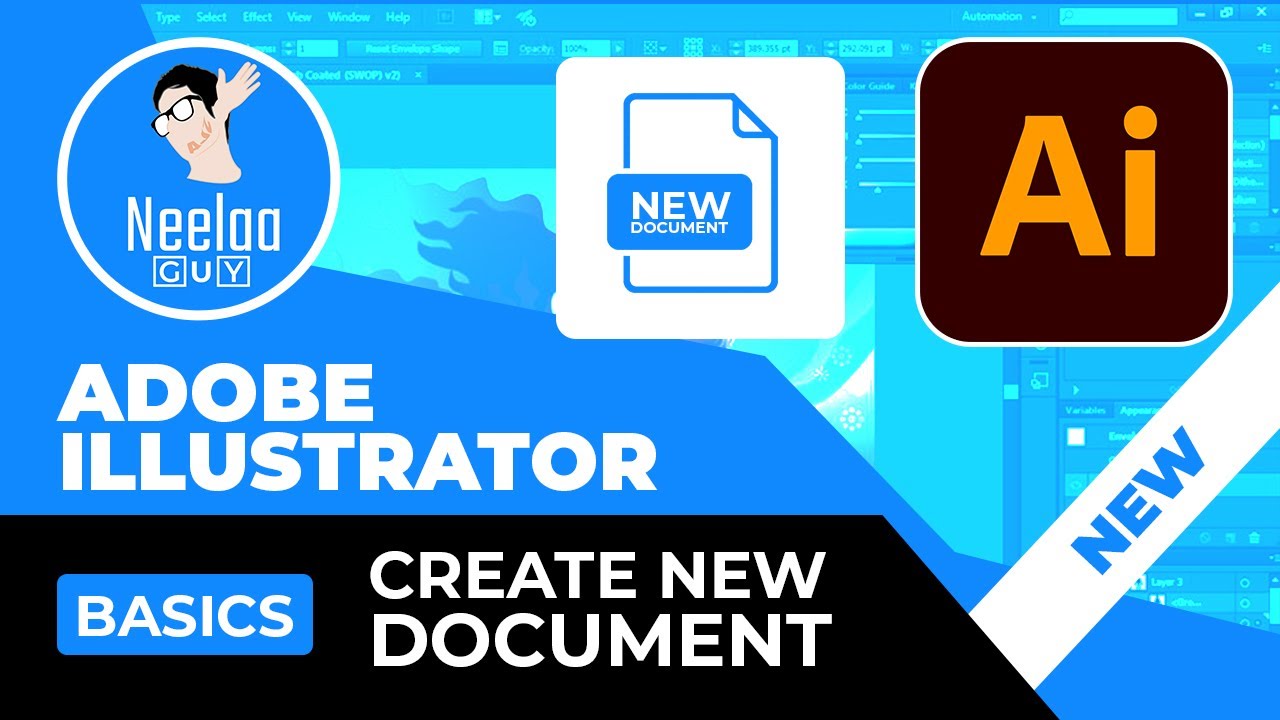 How To Create New Document | Adobe Illustrator Course | Hindi | 