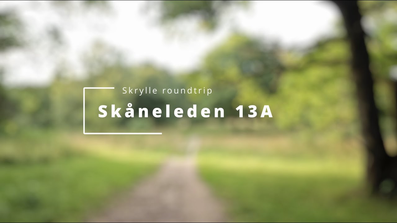 Sweden, Skåneleden 13 A, Skrylle Roundtrip