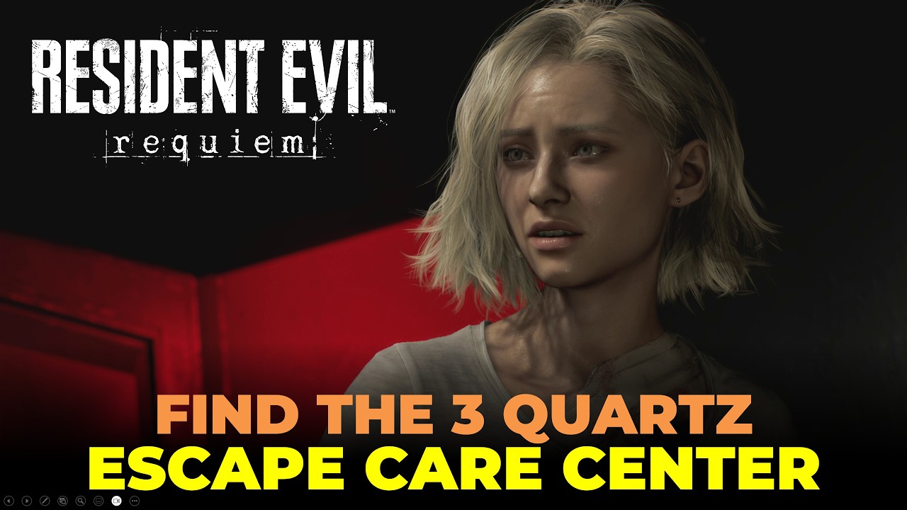 Escape the Care Center Walkthrough | Find the 3 Quartz | Resident Evil Requiem (RE9)