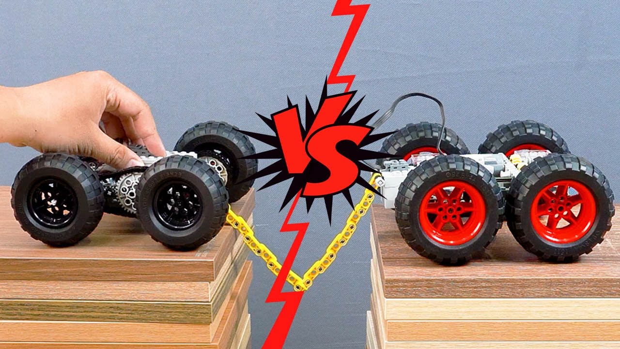LEGO Cars Tug of War: Guess the Winner!