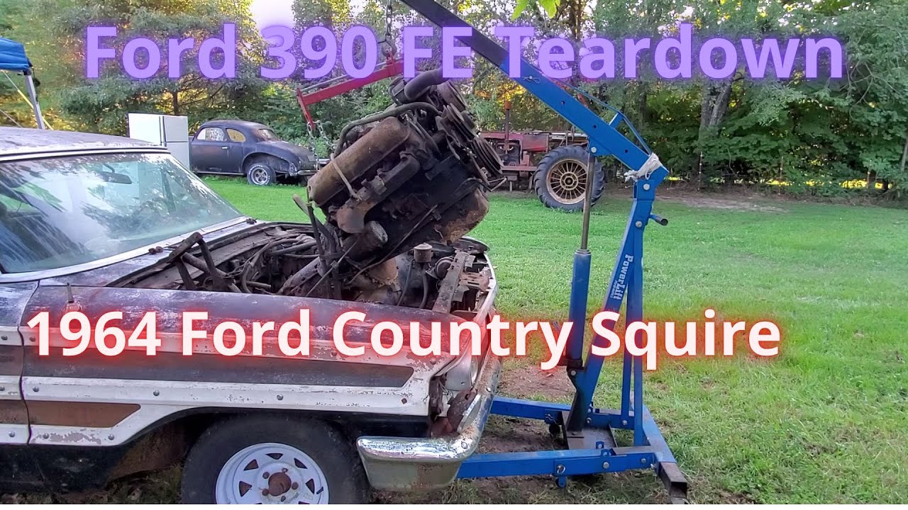 1964 Ford 390 FE Country Squire Engine Gets A Teardown