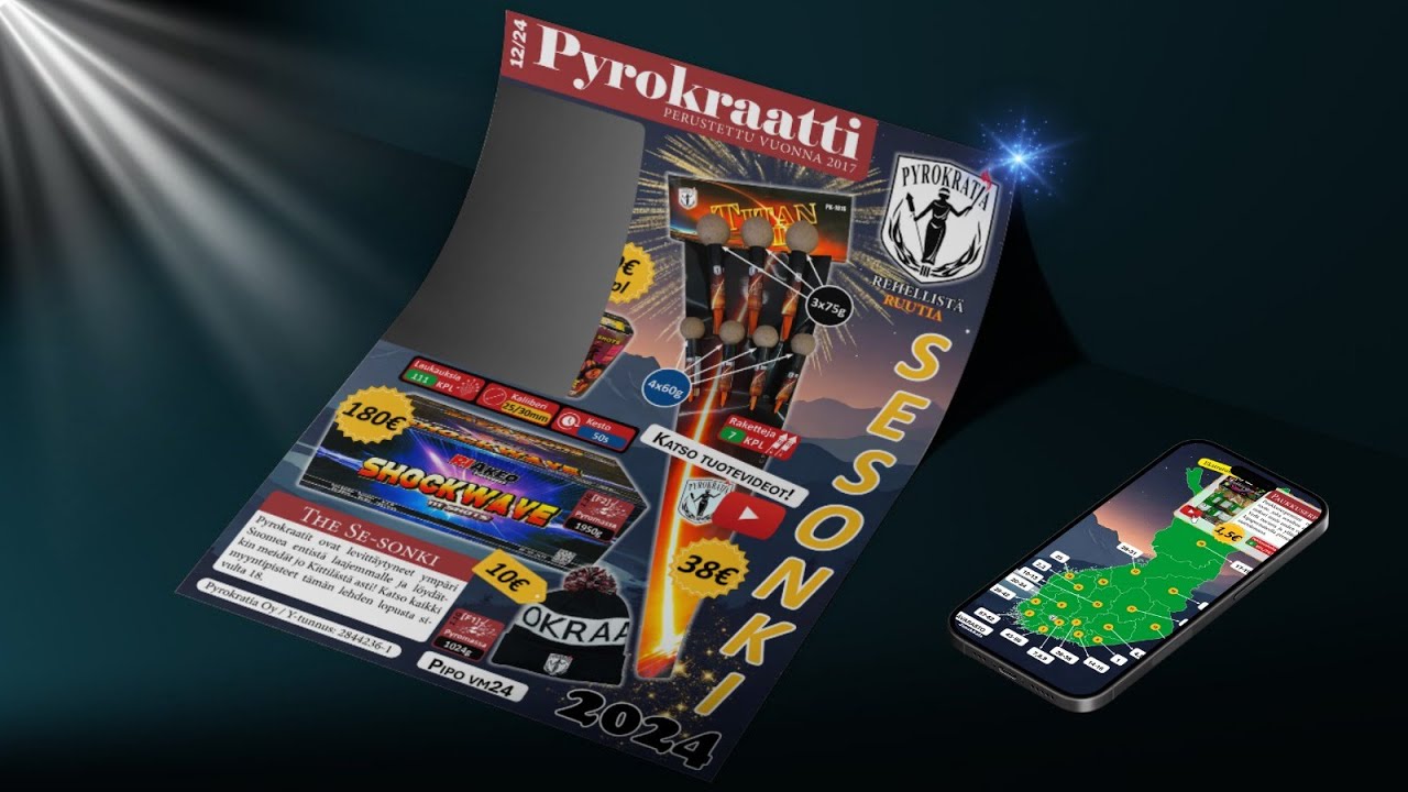 Sesonkimainos vm. 2024-2025 julkkarit