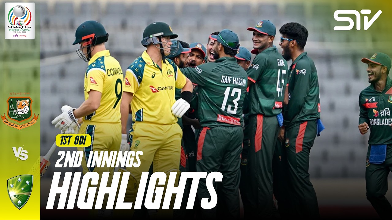 2nd Innings Highlights | Bangladesh vs Australia | Match 01 | ODI Series 2026 | M9K1K