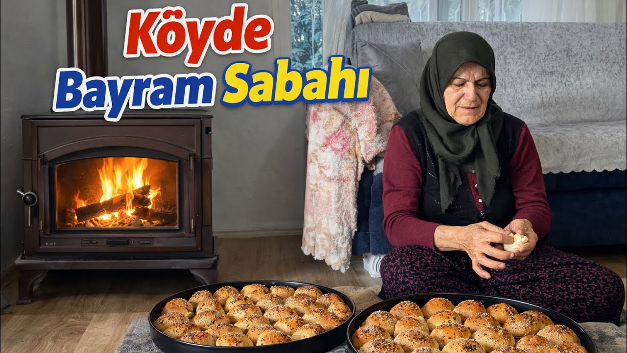 Köyde Bayram Sabahı 🌅 Ev Tandırında İlk Kahvaltı | 4K Film
