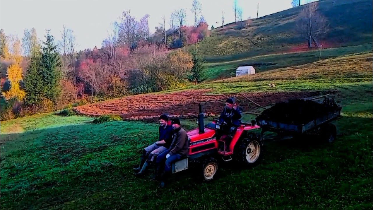 Autumn in the mountains: Village Life Before Winter. 