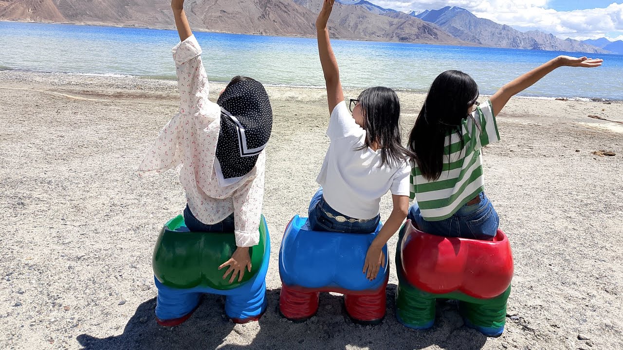 It is  my First time at the Nomadic festival in Hanle Ladakh#Pangonglake⛺🌊🏕️