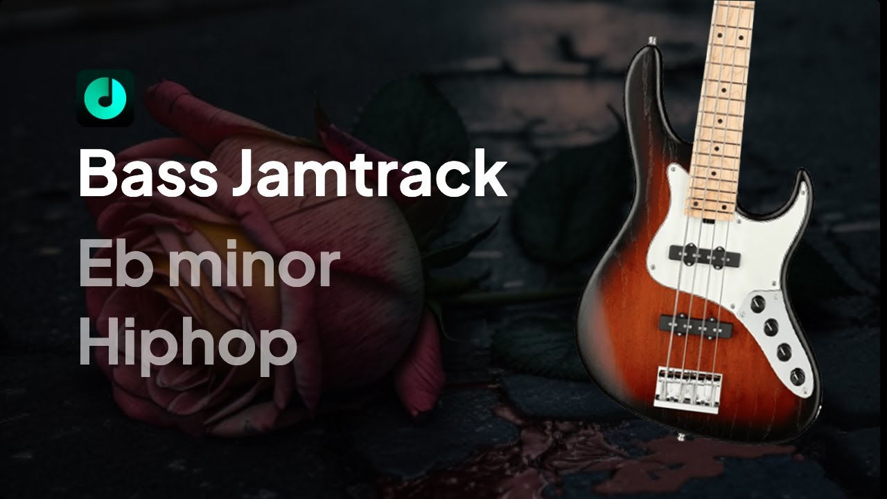Ghetto Ballad - Hiphop Bass Backing Track | Eb minor | 92 BPM Jamtrack