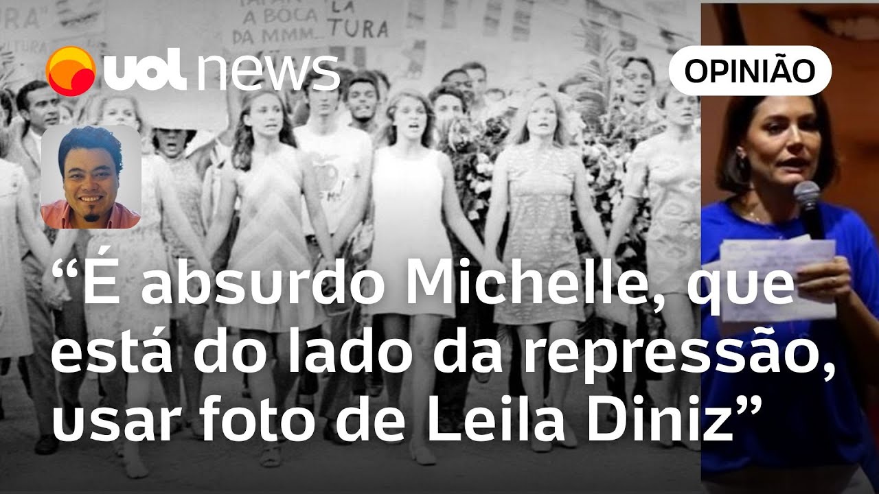 Leila Diniz representa o oposto de tudo que Michelle Bolsonaro tenta vender, diz Sakamoto