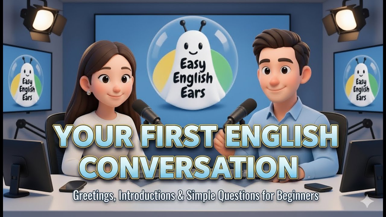 Your First English Conversation - Greetings, Introductions & Simple Questions for Beginners