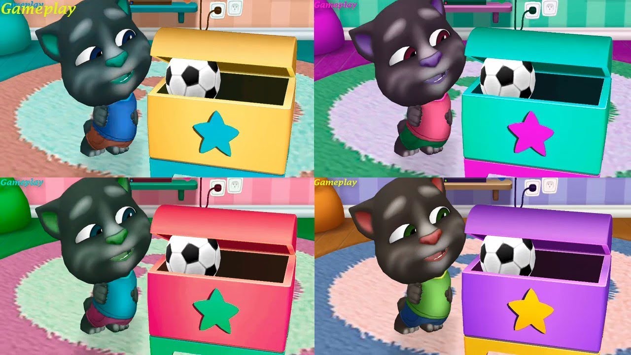 My Talking Tom Friends Colors Reaction Android IOS Gameplay HD