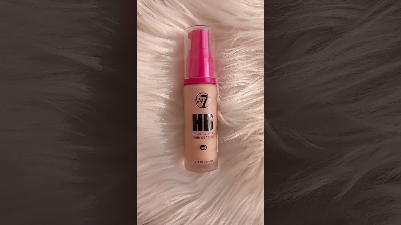 w7 HD Foundation (honey) #shorts #w7foundation