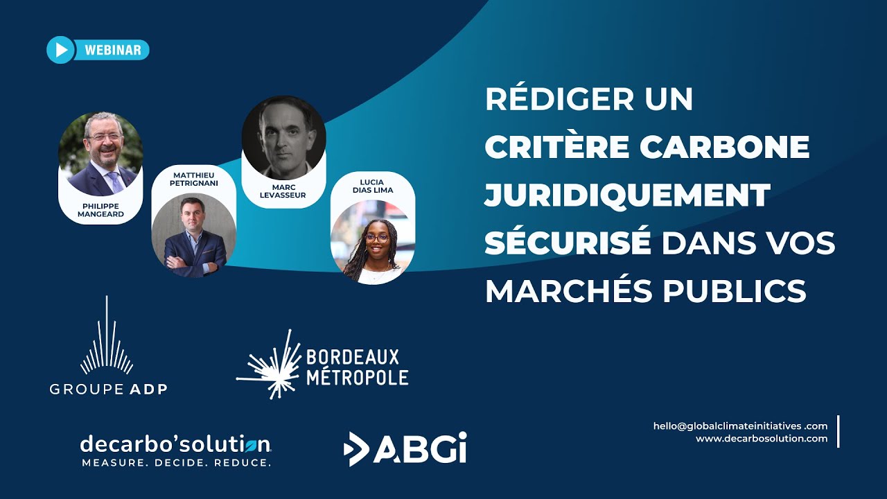 Achats publics : comment rédiger un critère carbone sans risque juridique ?