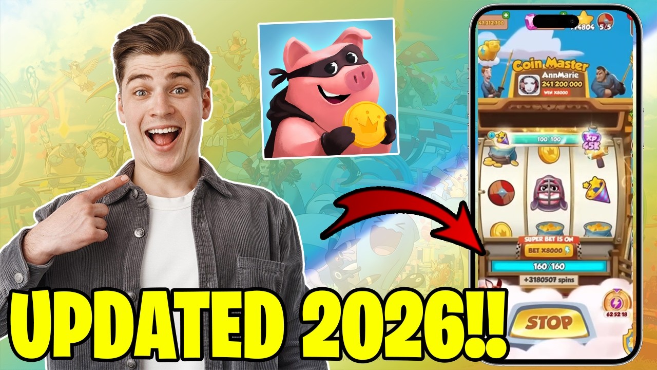 Coin Master Free Spins iOS & Android - UPDATED Coin Master Unlimited Spin MOD 2026