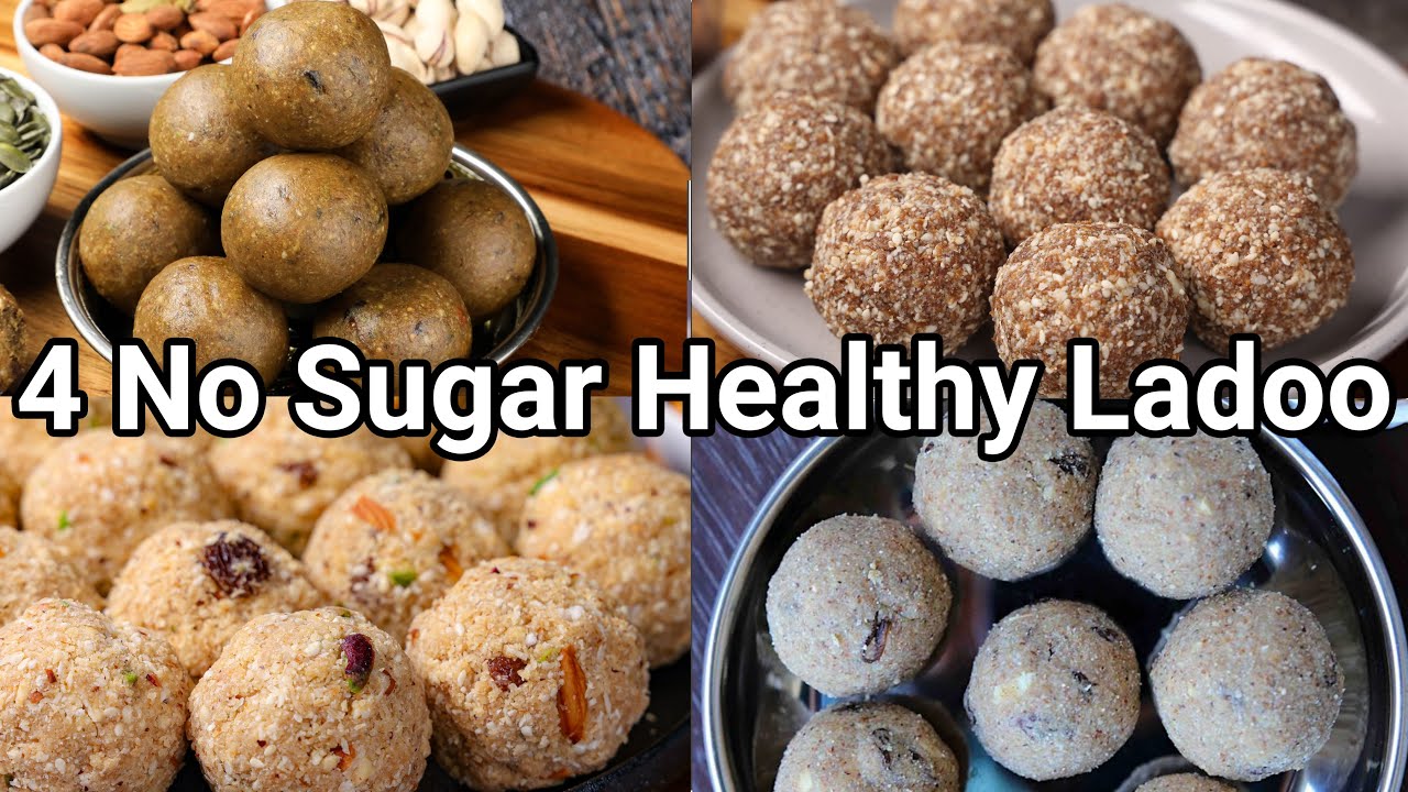 No Sugar Healthy Ladoo Recipes - Protein & Nutrient Rich | Healthy Weight Loss Laddu Recipes