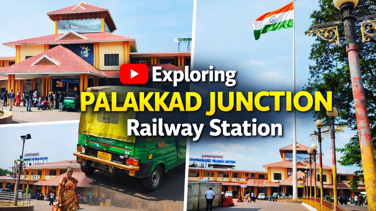 Palakkad Junction Railway Station – ஒரு பார்வை 🚆 | Cleanest Station in India? 😲 | Indian Railways