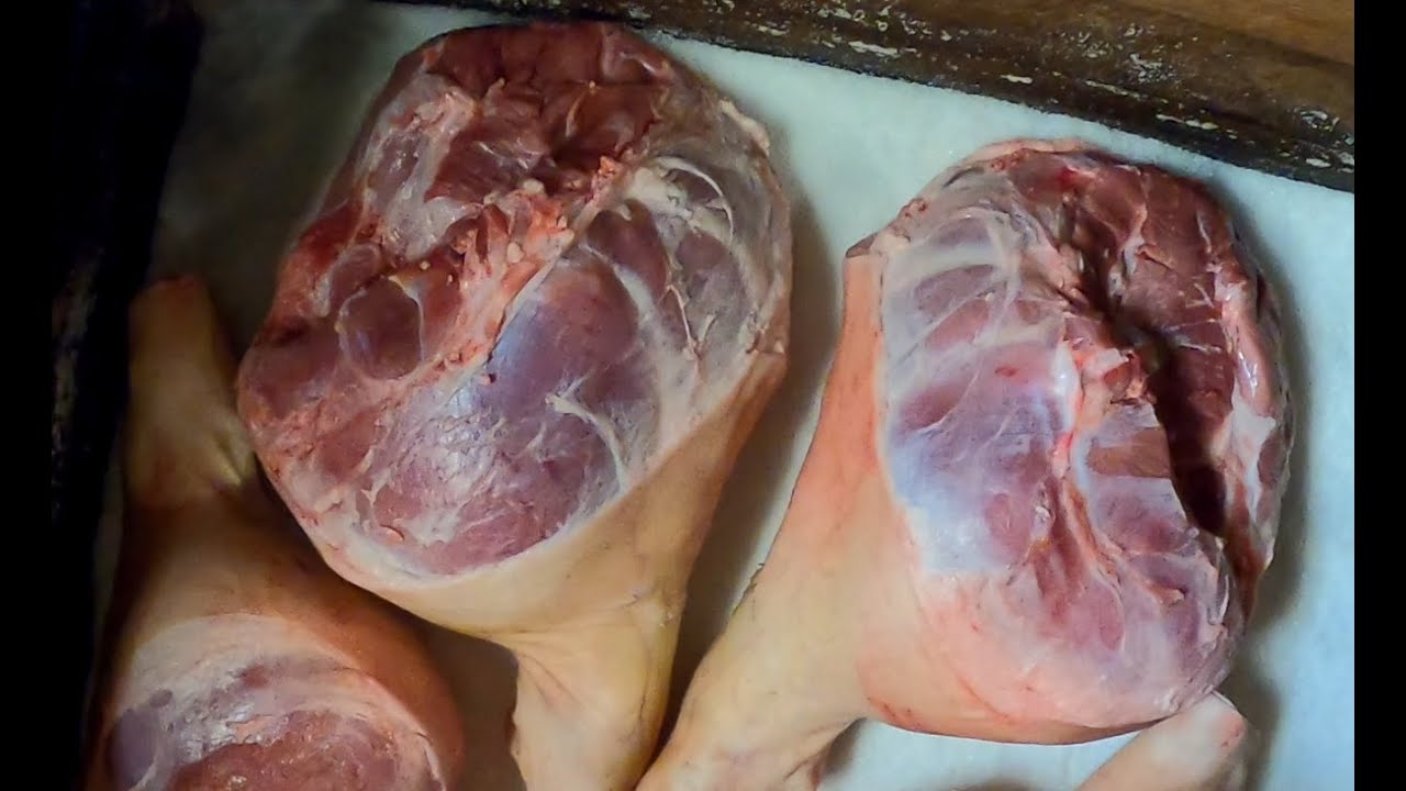 Préparation et salaison du jambon