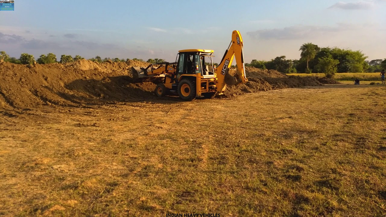 JCB Dozer Machine Works On Soil For Leveling | JCB Working Video | Indian Heavy Vehicles.