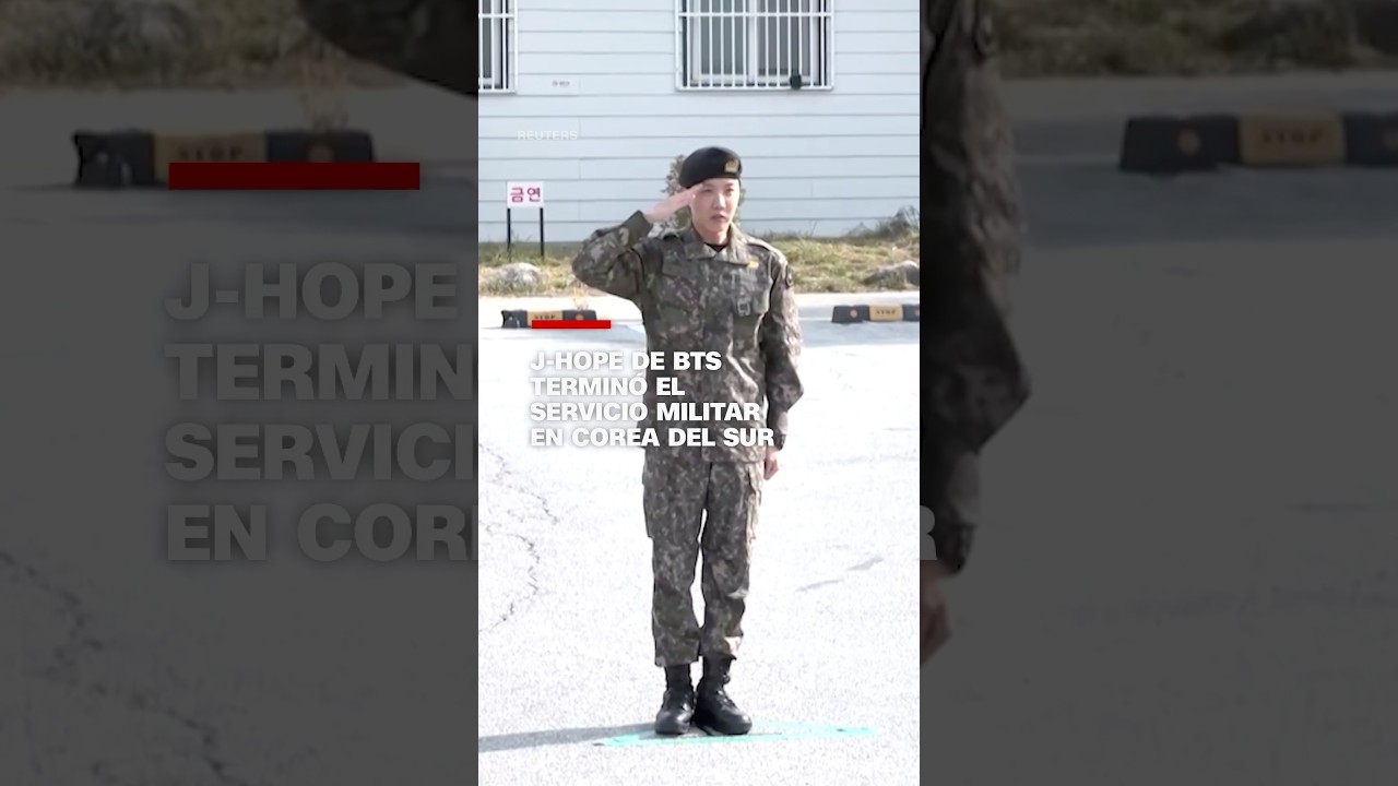 J-Hope de BTS termin&oacute; el servicio militar en Corea del Sur