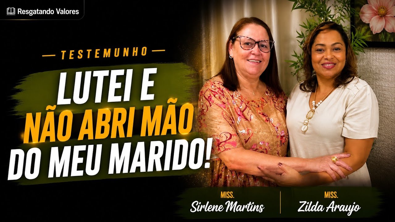 Testemunho 80| Não foi fácil mais LUTEI até o fim, pelo meu MARIDO! | Miss. Sirlene Martins