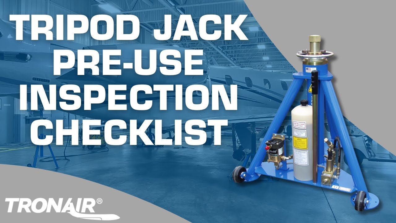 Tronair - Tripod Pre-Use Inspection Checklist