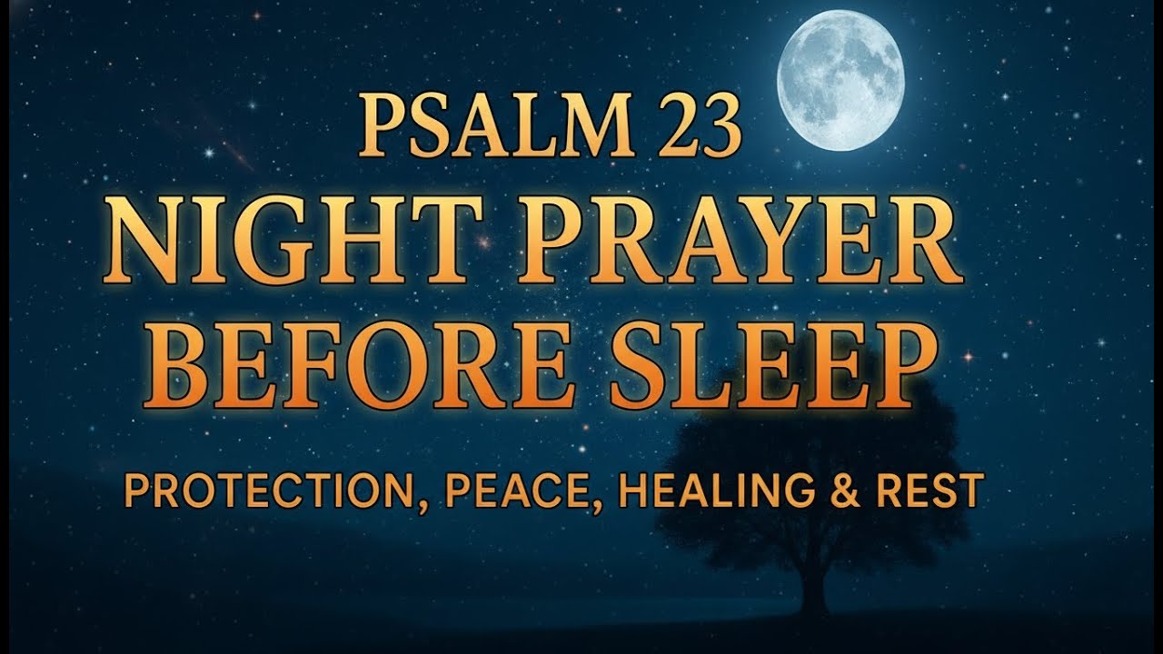 Psalm 23 Night Prayer Before Sleep 🌙 Rest in God’s Presence and Receive Peace, Healing & Protection