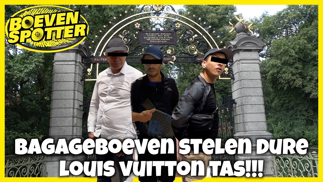 BOEVENSPOTTER -BAGAGEBOEVEN STELEN DURE LOUIS VUITTON TAS!! #193
