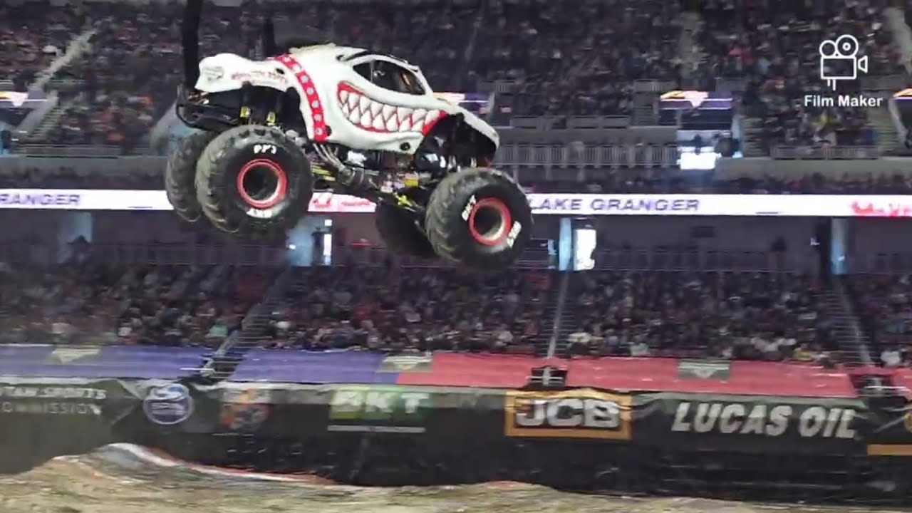 Monster jam Arena series west at intrustbank bank arena Wichita ks show 1