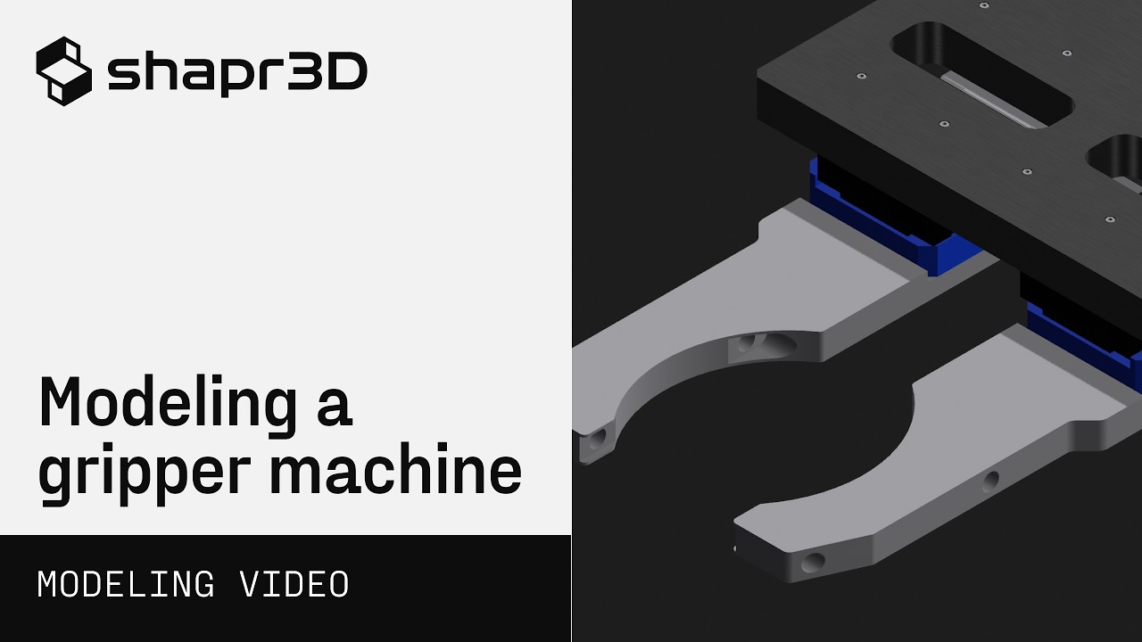 Gripper | Shapr3D modeling videos