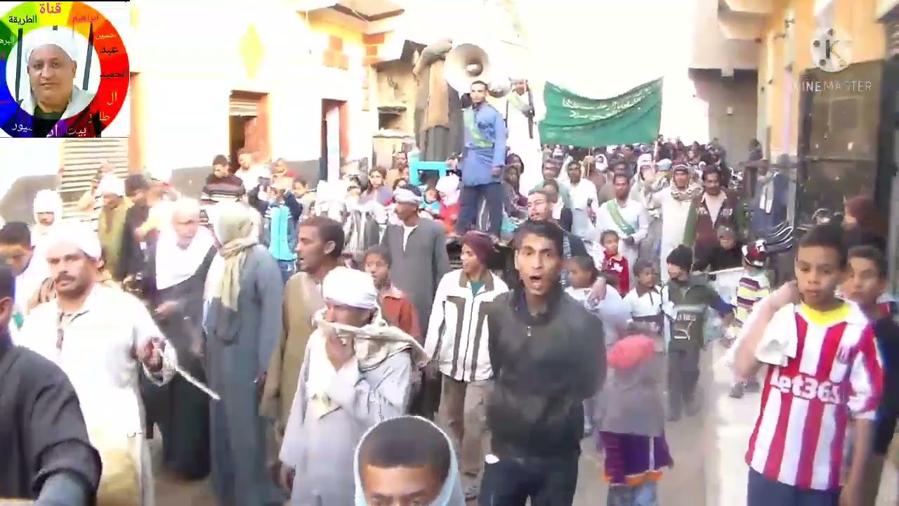 من الاحتفالات بالمولد النبوي الشريف من ساحة ال طلوز الشريف الغابات البلينا سوهاج