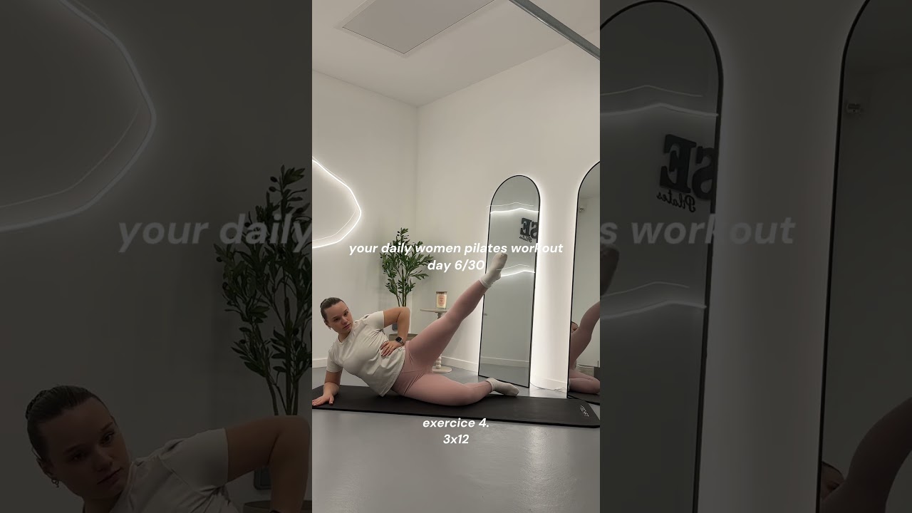 your daily women pilates workout day 6/30