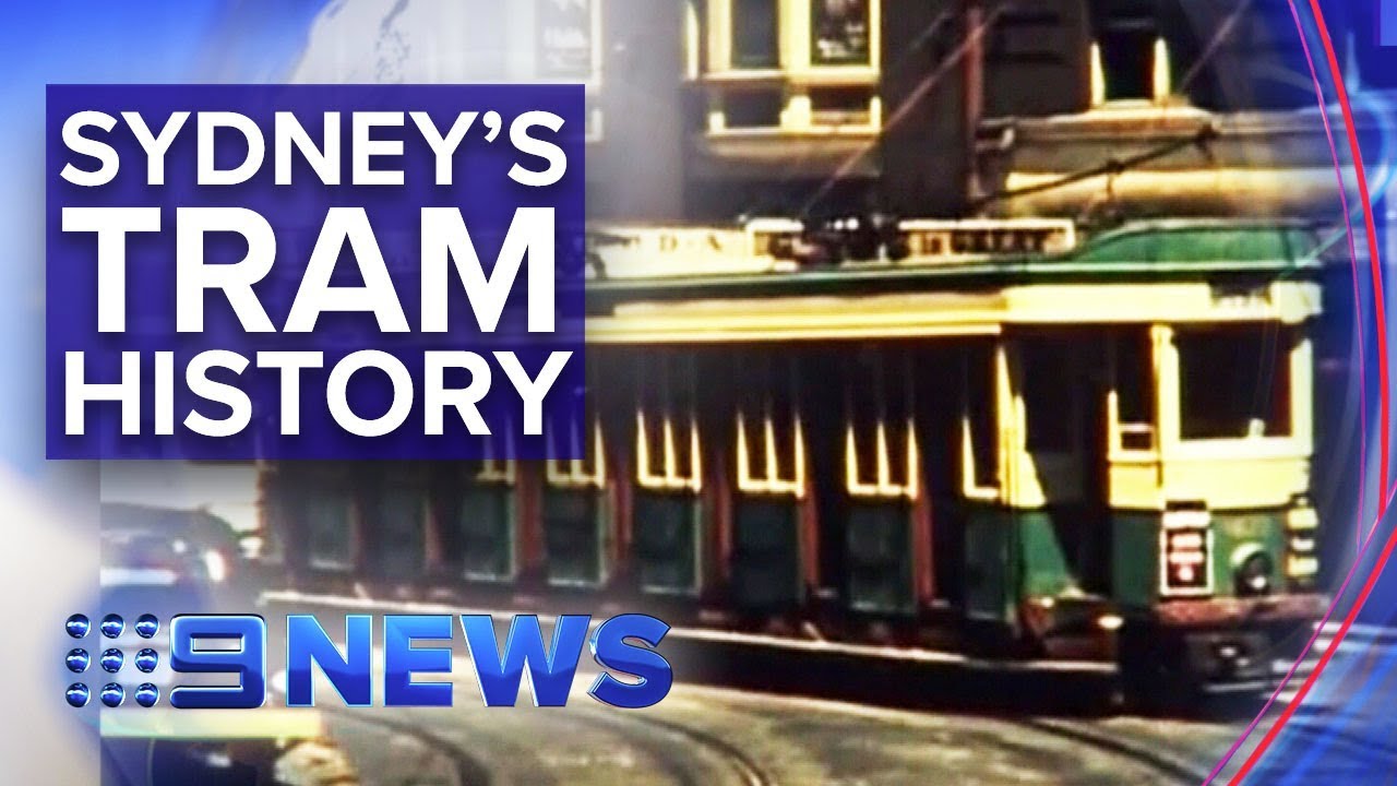 Sydney's tram network remembered as light rail begins | Nine News Australia