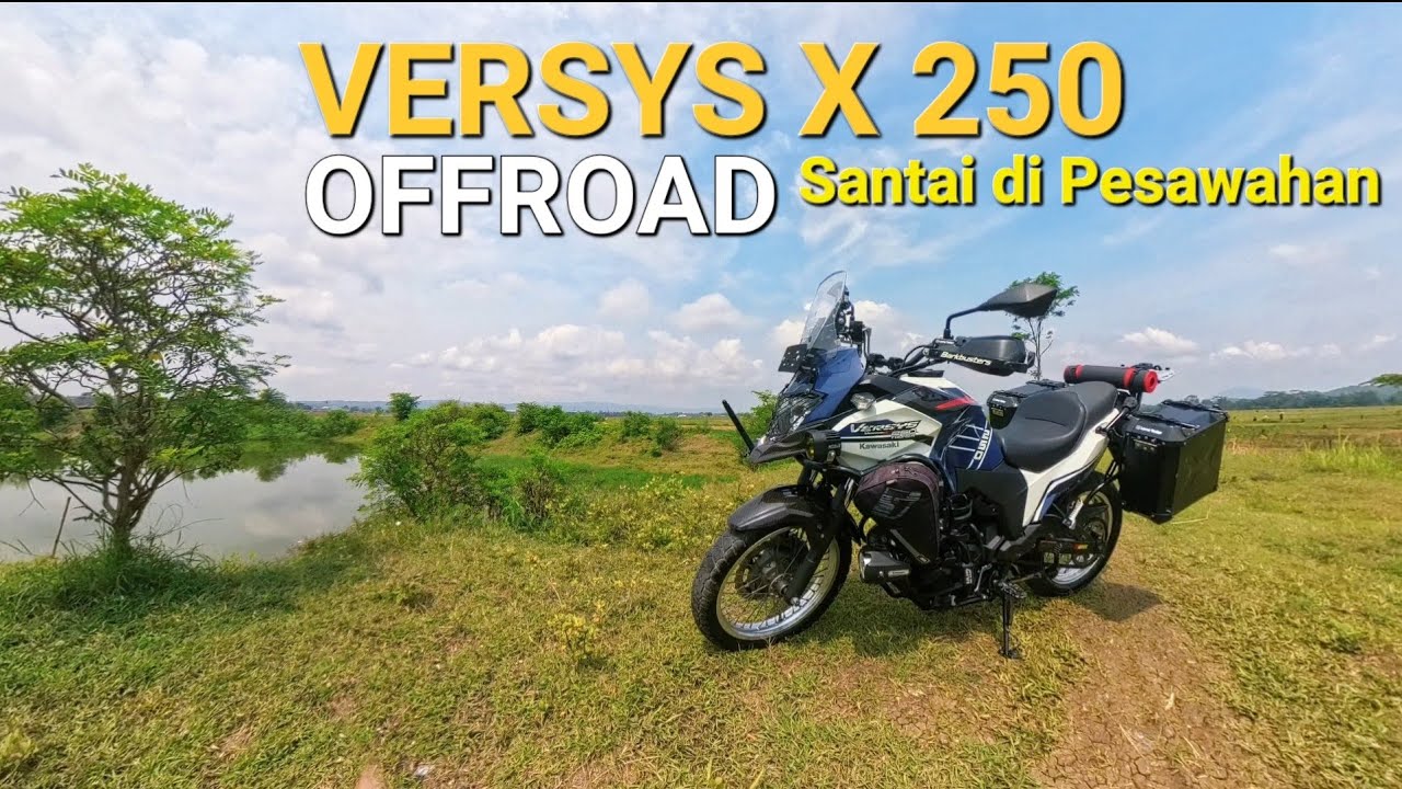 Offroad Santai di Pesawahan | Versys X 250 Jalan-Jalan Nyari Ketenangan 🌿