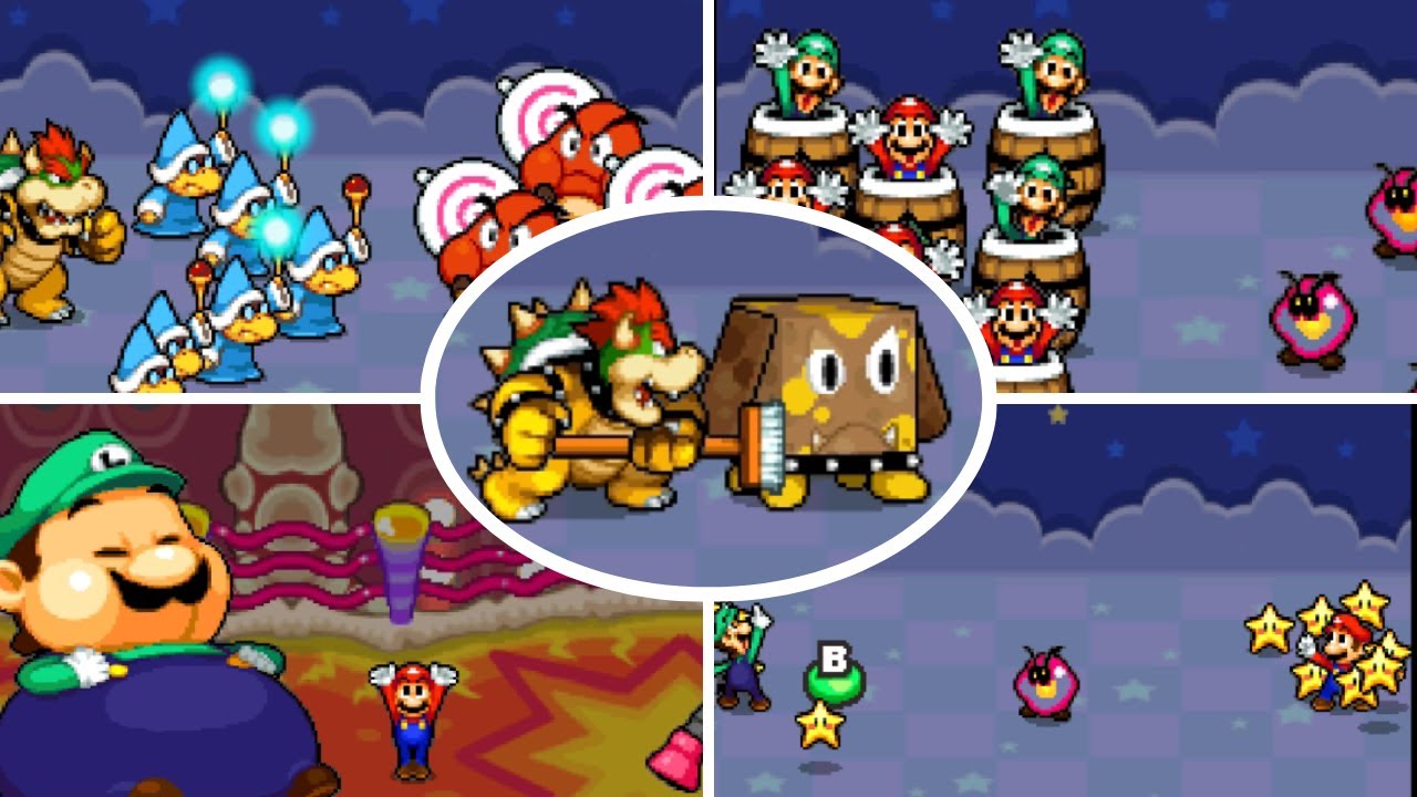 Mario & Luigi Bowser's Inside Story - All Special Attacks