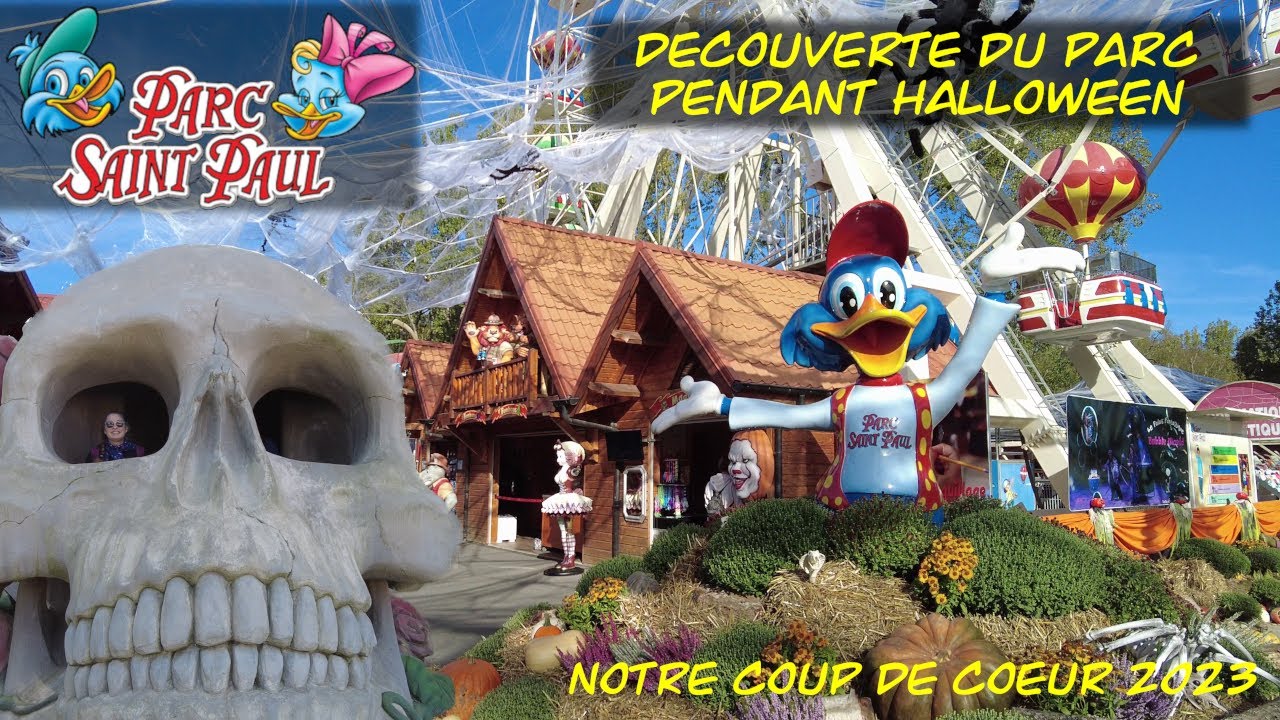 🎢🎥Parc Saint Paul - pendant Halloween et son coaster infernal !