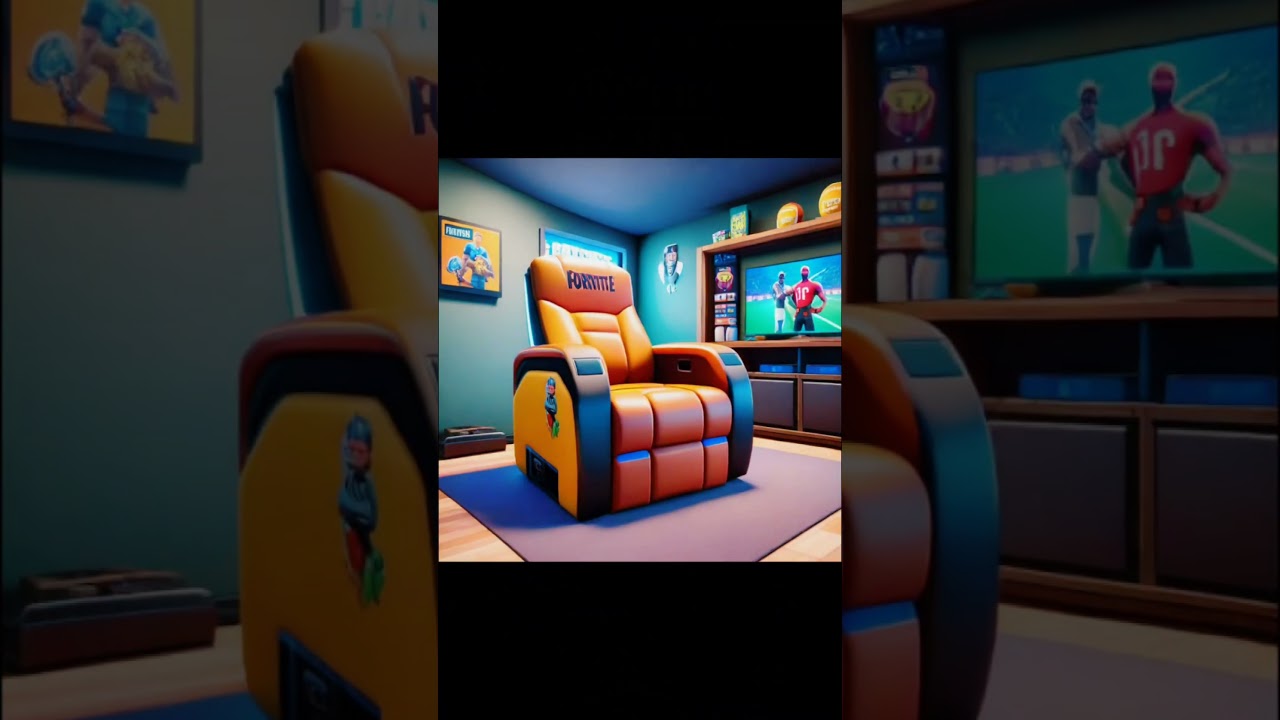 Fortnite Creations of a Man Cave with Tech Recliners part 1