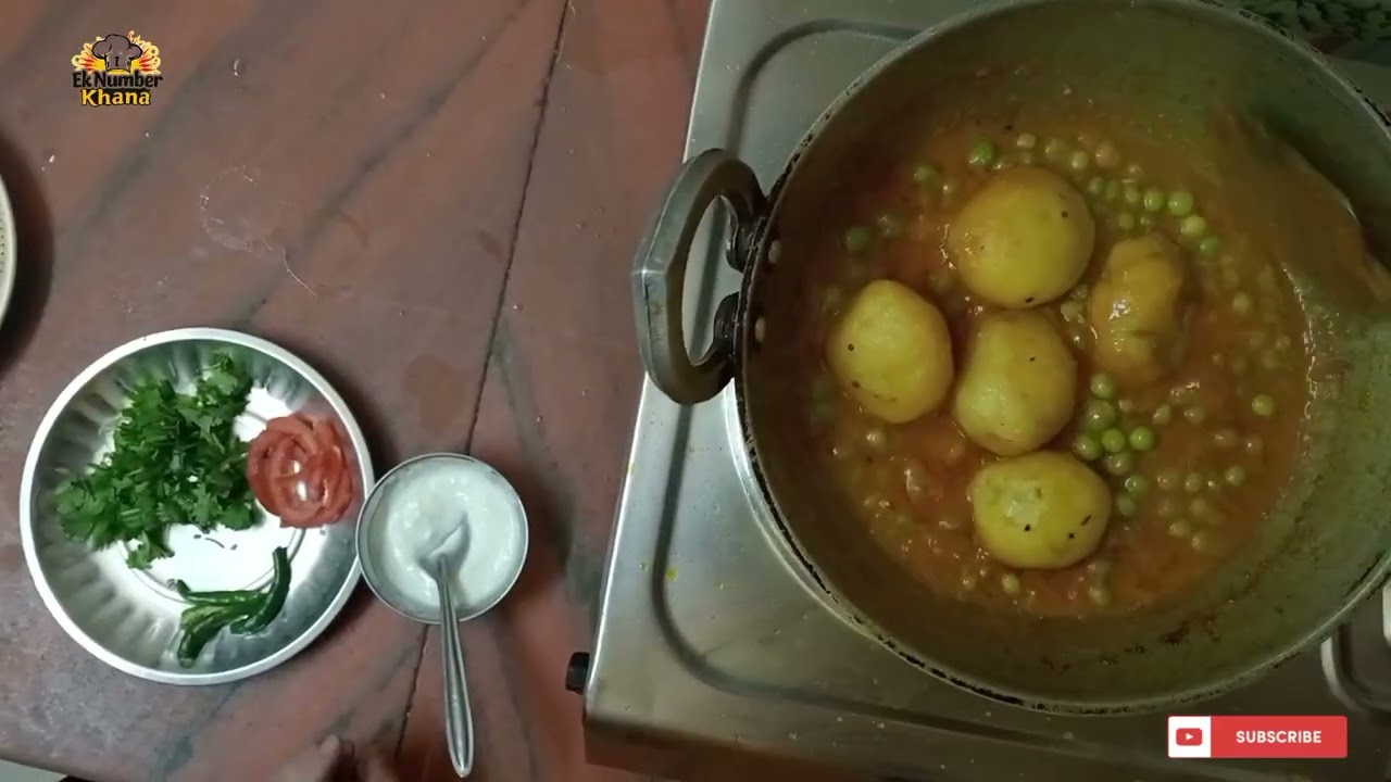 Aalu Matar sabji 