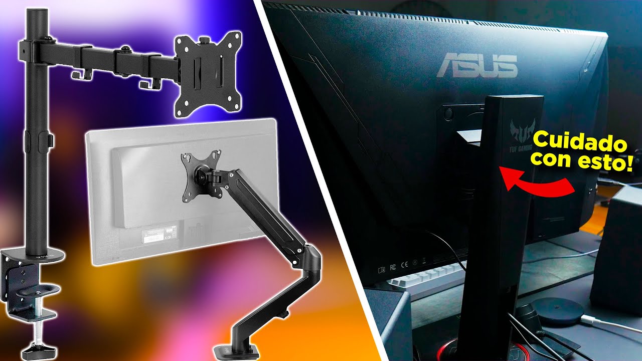 ►No Compres un Brazo Para Monitor en 2025 sin Ver este Video✅ (Las #3 Mejores Opciones del Mercado💵)