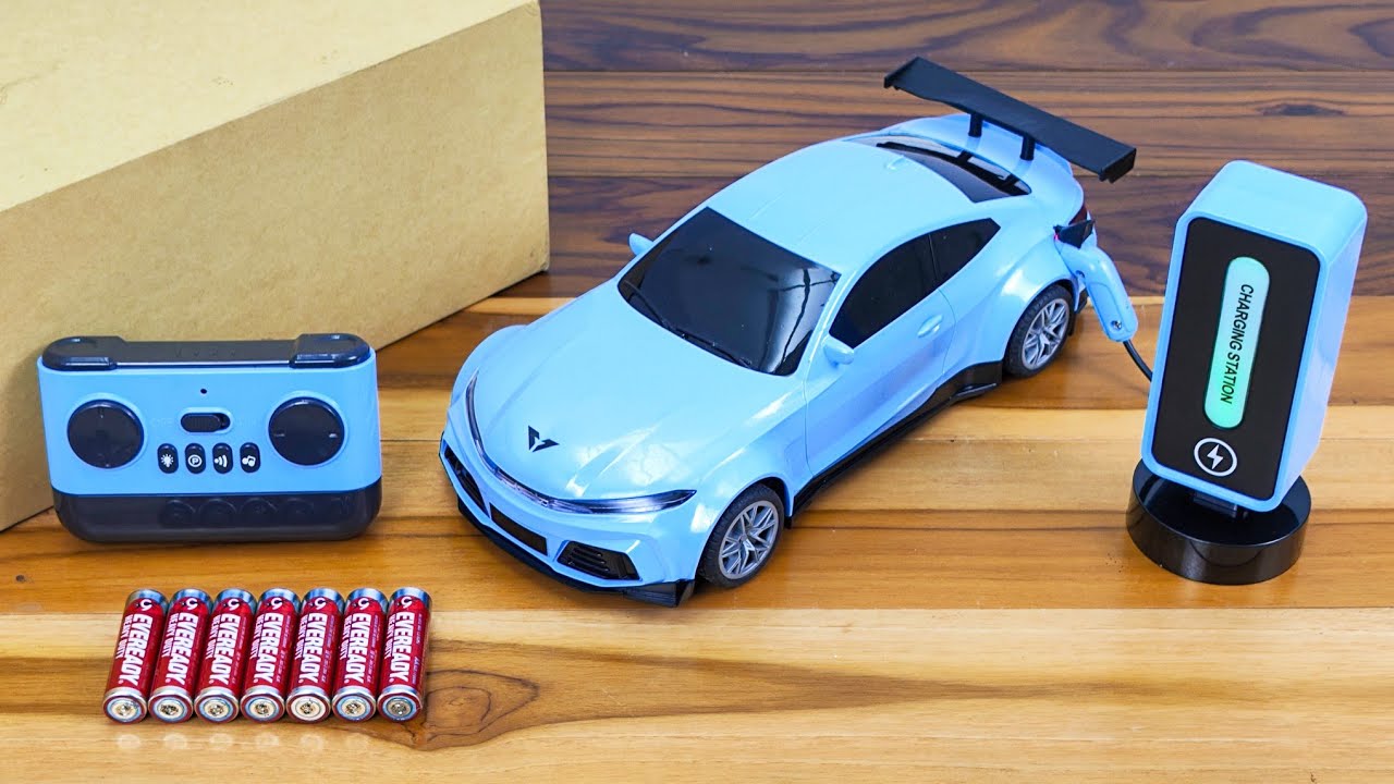 Unboxing Crazon Remote Control Tesla New Energy Automobile Sport Car | Tesla Sport Car RC Electric