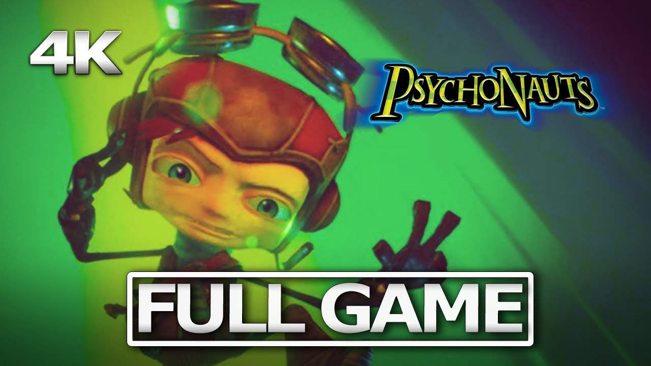 PSYCHONAUTS Full Gameplay Walkthrough / No Commentary 【FULL GAME】4K 60FPS UHD