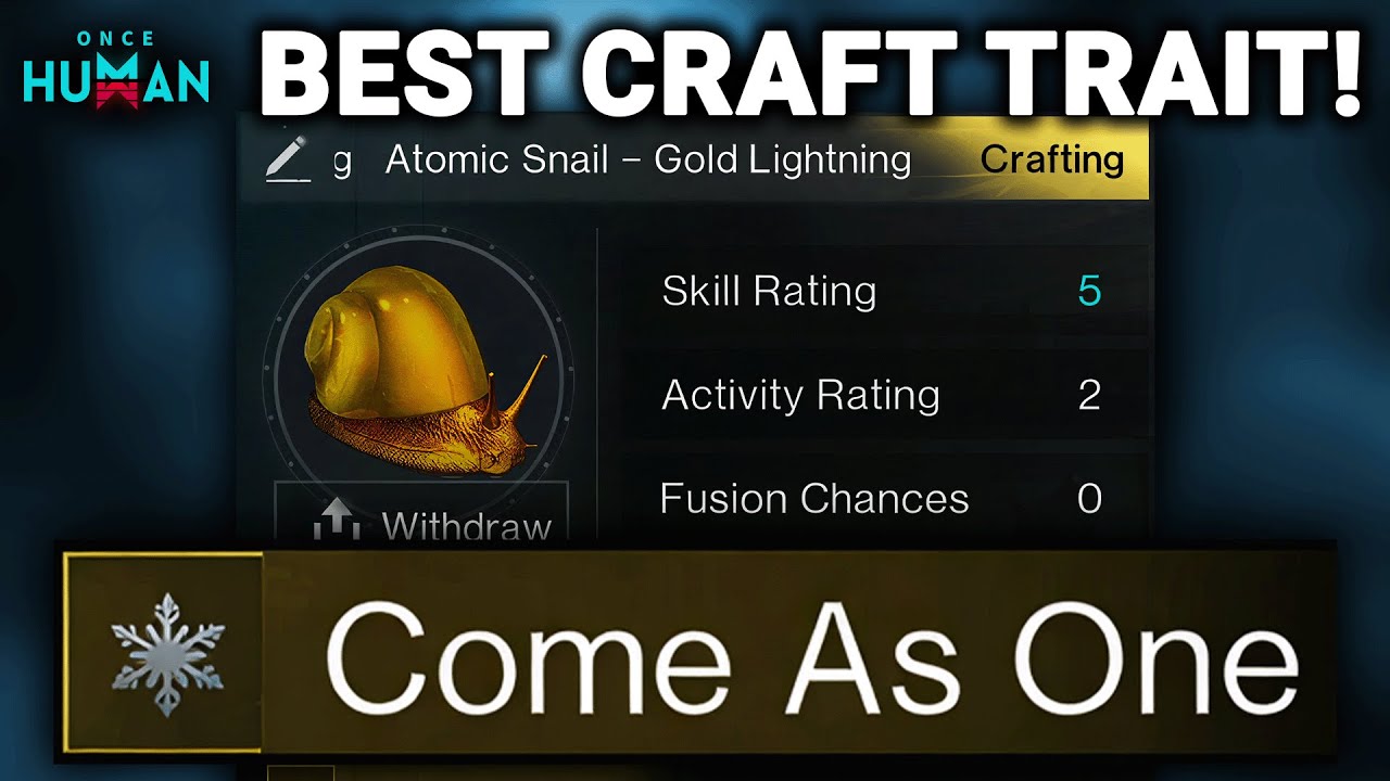 Best Craft Deviant Trait You Must Have! &ndash; Come As One | Once Human