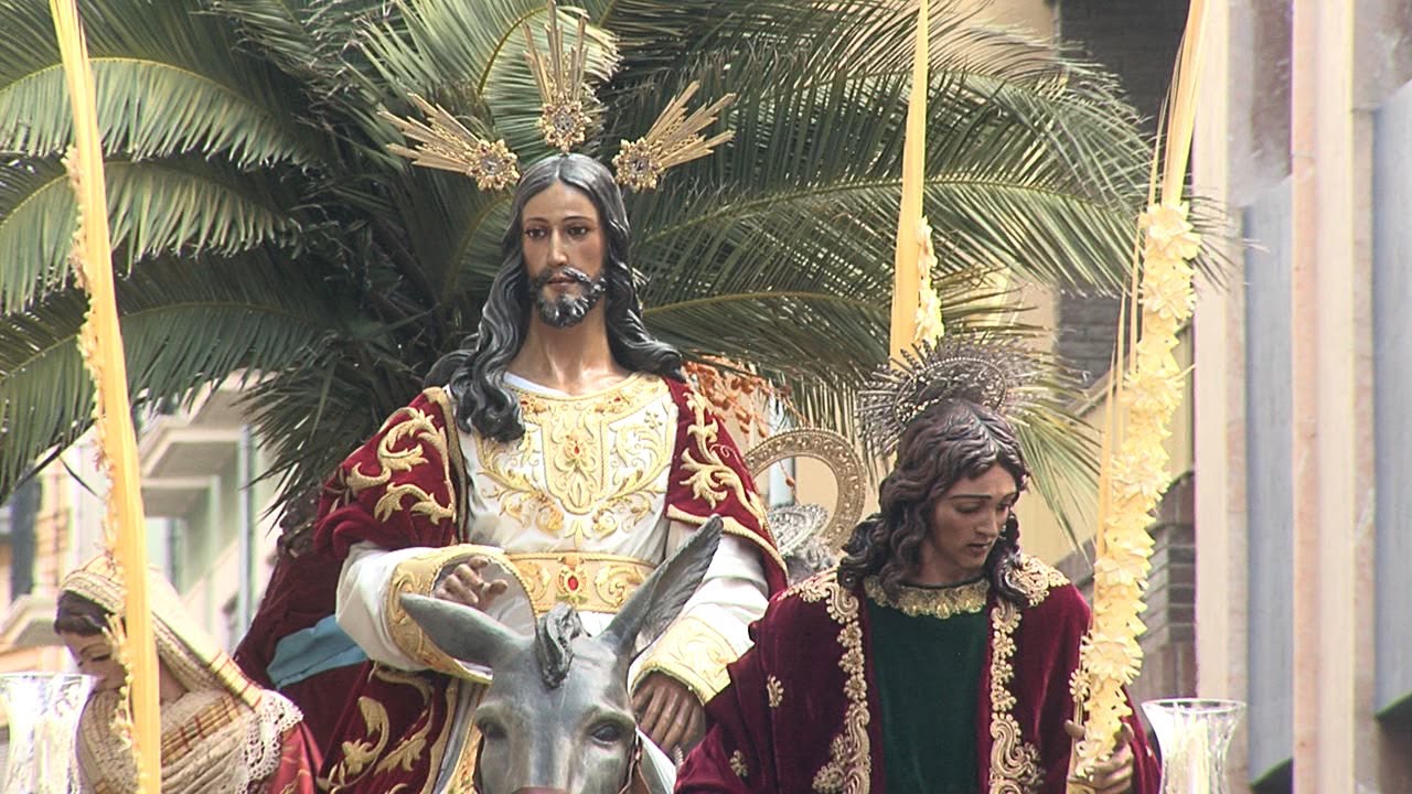 Domingo De Ramos - Calle Alhóndiga, Borriquilla y Virgen de la Paz (Semana Santa 2019 Granada)