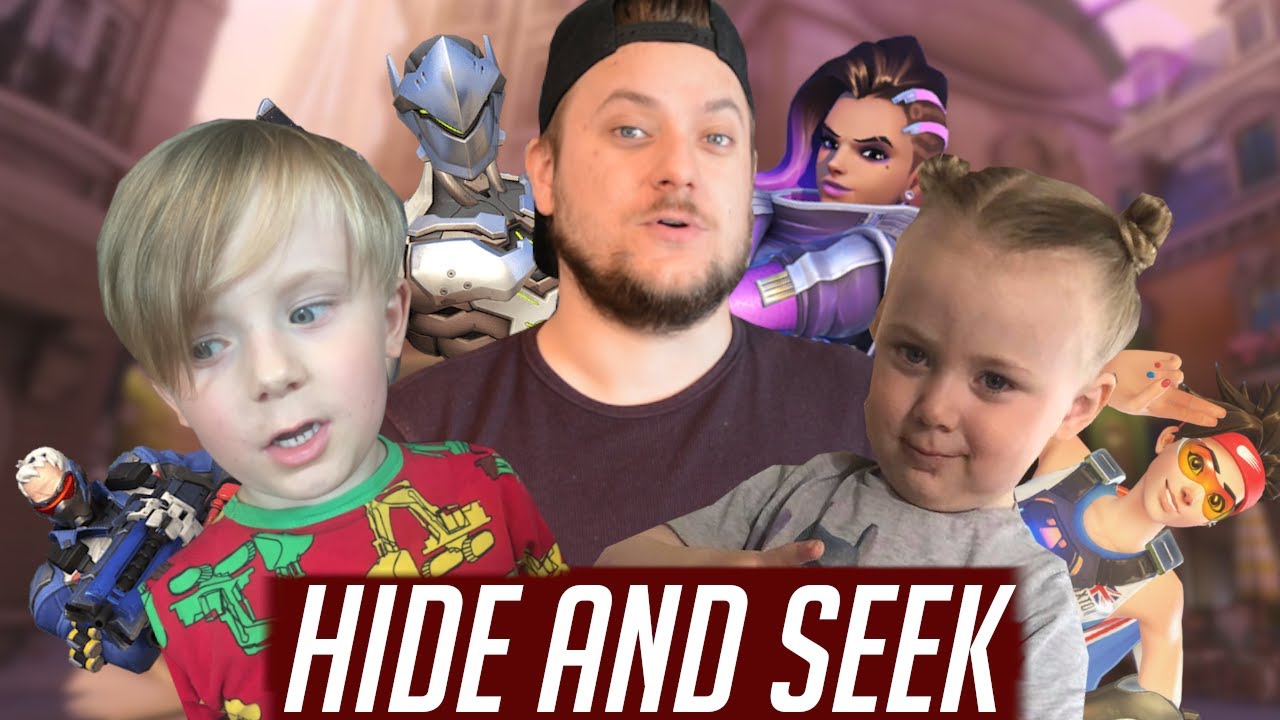 HIDE AND SEEK med MINA BARN! [Overwatch]