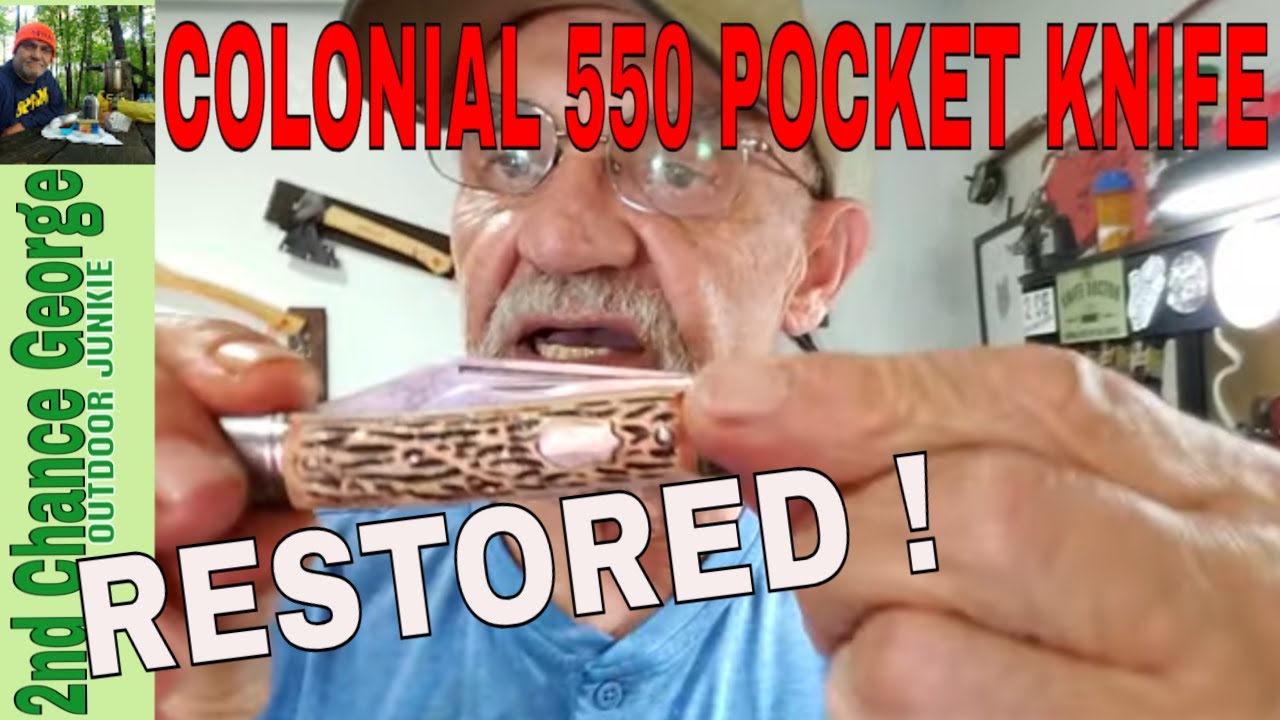 Reviving A Classic: Restoring A Vintage Colonial 550 Folding Knife And Its Buddies
