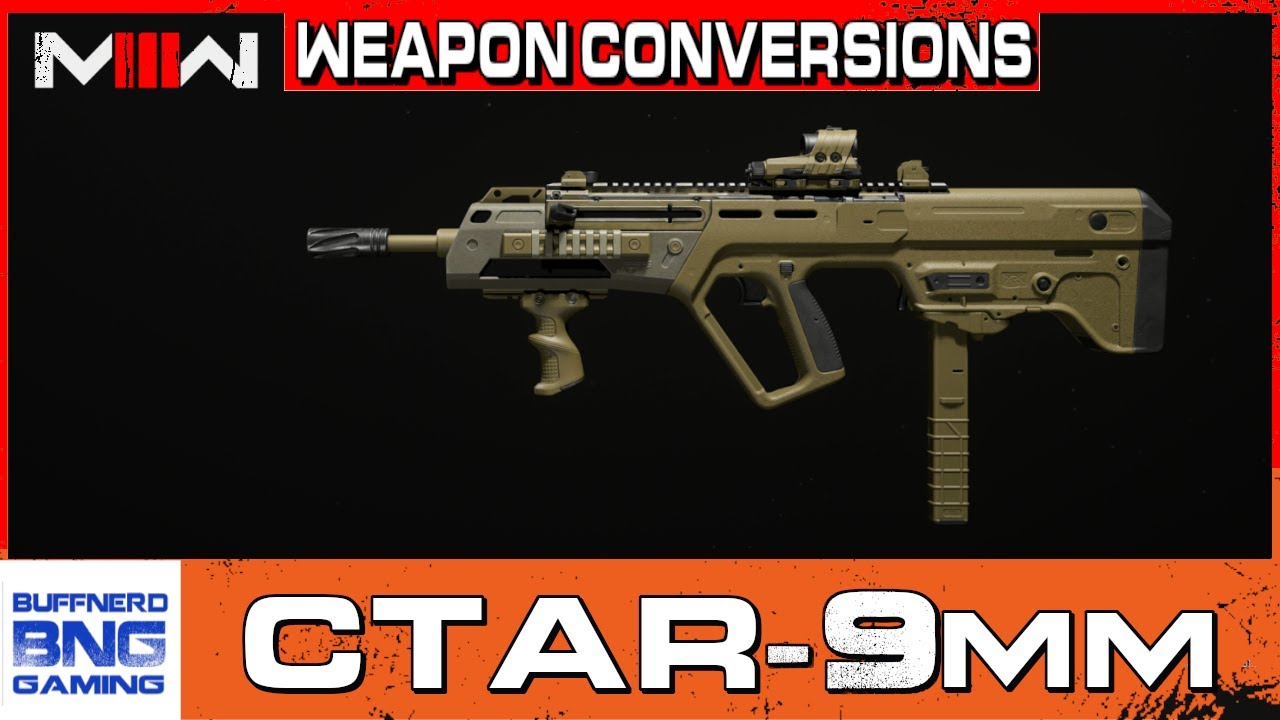 IWI CTAR-9mm - Weapon Conversion - Call Of Duty Modern Warfare III