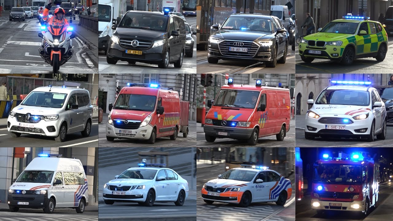 [PRIMEUR/E-HORN/VIP-ESCORTES] Vele Hulpdiensten met spoed tijdens 1-daagse EU-Top in Brussel!