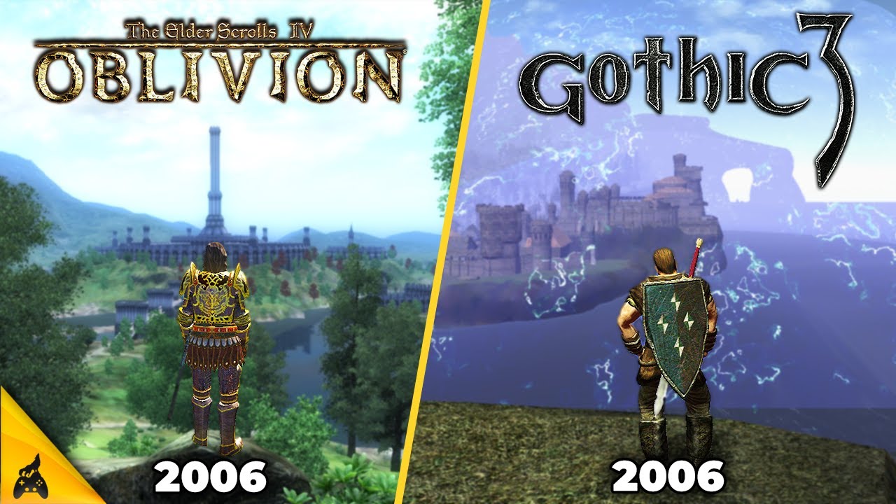 TES IV Oblivion против Gothic 3 &ndash; Подробности и сравнение физики