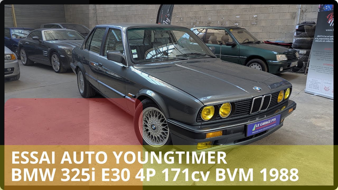 TEST AUTO YOUNGTIMER - BMW 325i E30 4P 171cv BVM - 1988